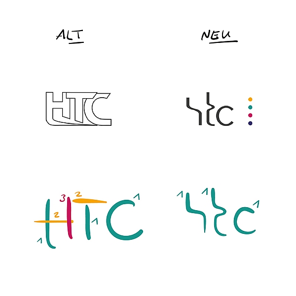 Vergleich der Logo-Varianten.